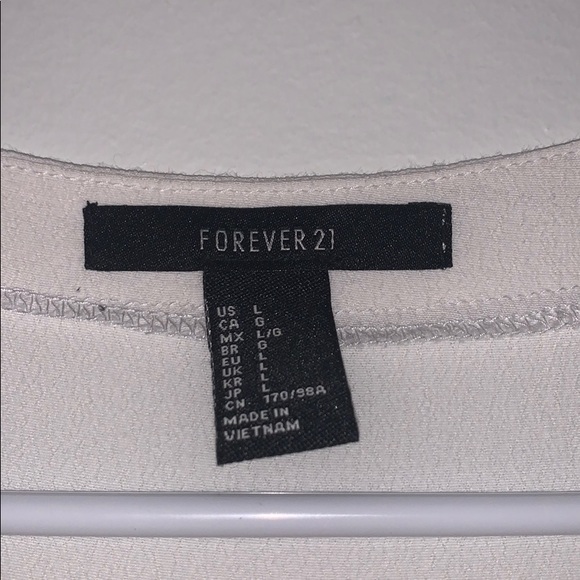 Forever 21 Lace Up Shirt (NEVER WORN) - Picture 3 of 3